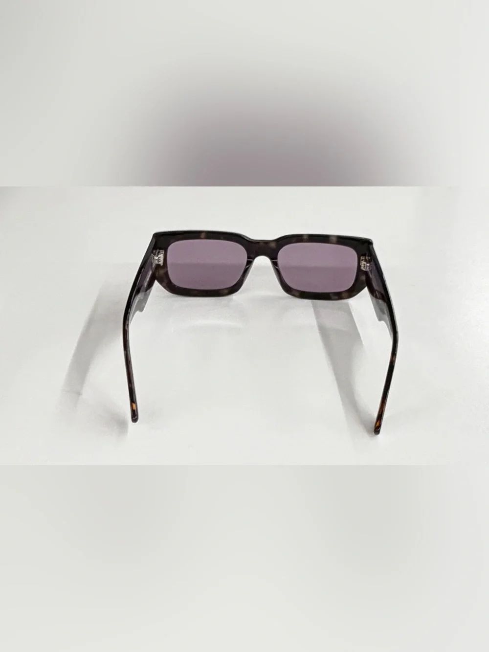 Quay Australia Tell Me More Sunglasses color cHazy Tort w/ Amethyst (HAZTRT/AMET